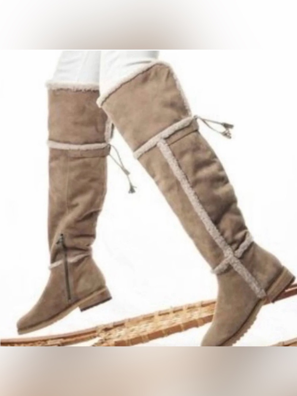 🆕 FRYE Over The Knee Shearling Boots